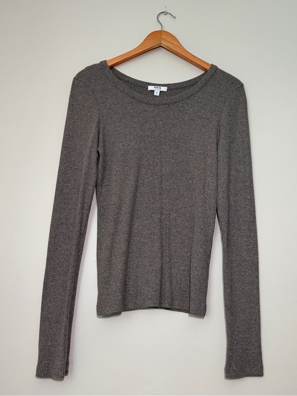 Agolde Maya Ribbed Long Sleeve